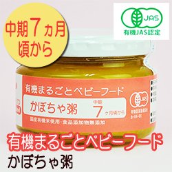 有機まるごとベビーフード かぼちゃ粥 100ｇ 中期７か月頃から